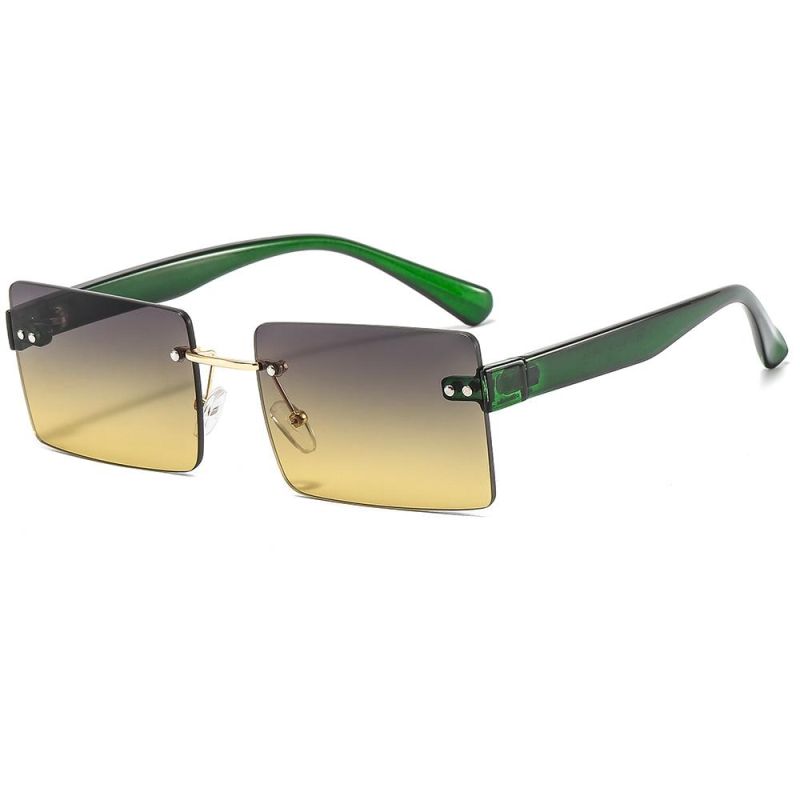 New Design Sunglasses Manufacturer Custom Sun Glasses Personality UV400 Square Wholesale Shades Sunglasses