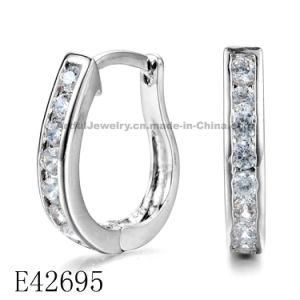 925 Sterling Silver Earring with CZ Customized Design for Wholesale Fashion Earring