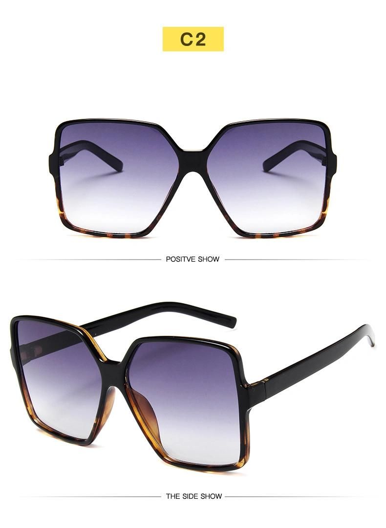 New European and American Trend Big Frame Sunglasses