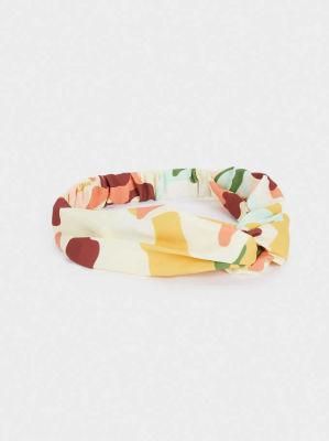 Wholesale Fashion Design Polyester Tie-Dye Printed Turban-Style Headband
