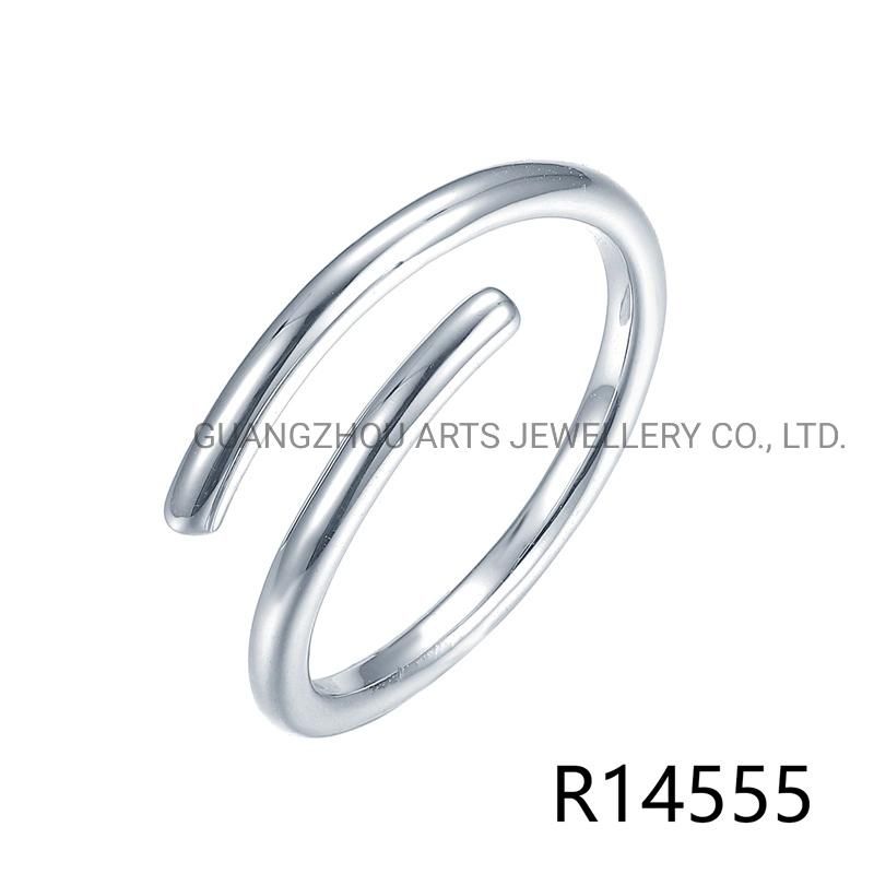 Wholesale 925 Sterling Silver Fashion Personality Double Bowknot Ring