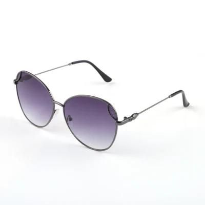 Ellipse Blue Lens Female Comfortable Sunglasses