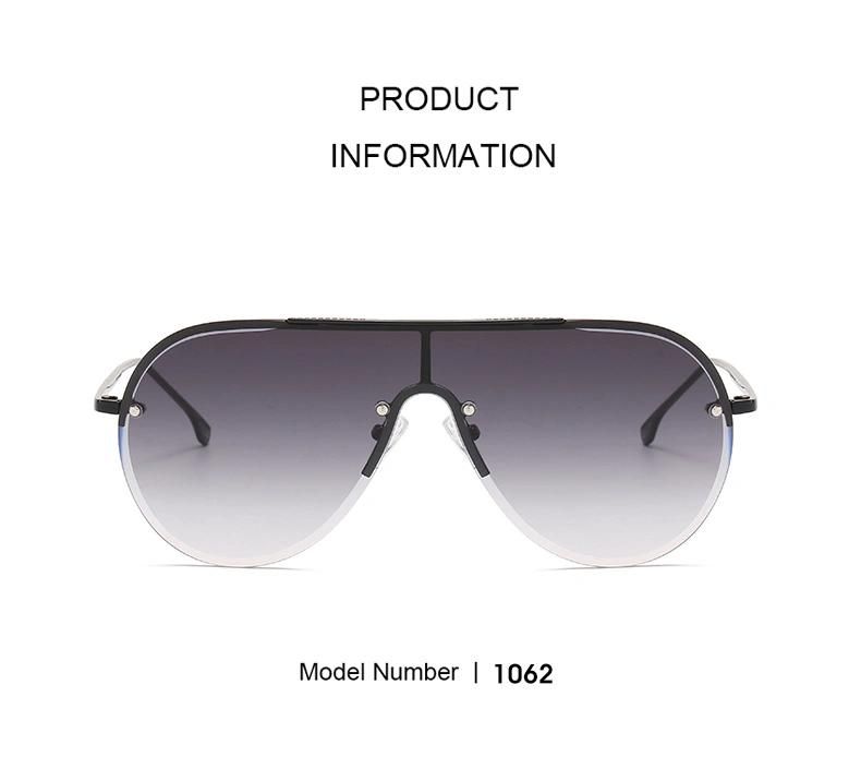 Brand Fashion One PCS Metal Sunglasses