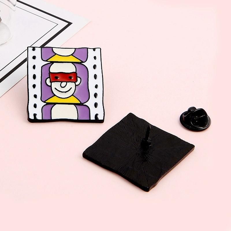 Cartoon TV Film Brooch Shirt Collar with Badge Brooch