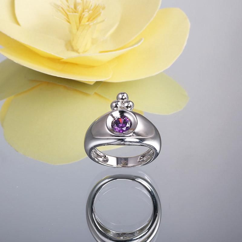 Aliexpress Shining Cubic Zirconia Moissanite Lab Diamond Fashion Accessories Fashion Jewelry Popular Ring