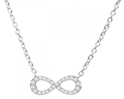 2021 Hotsell 925 Sterling Silver Love Infinity Necklace for Women