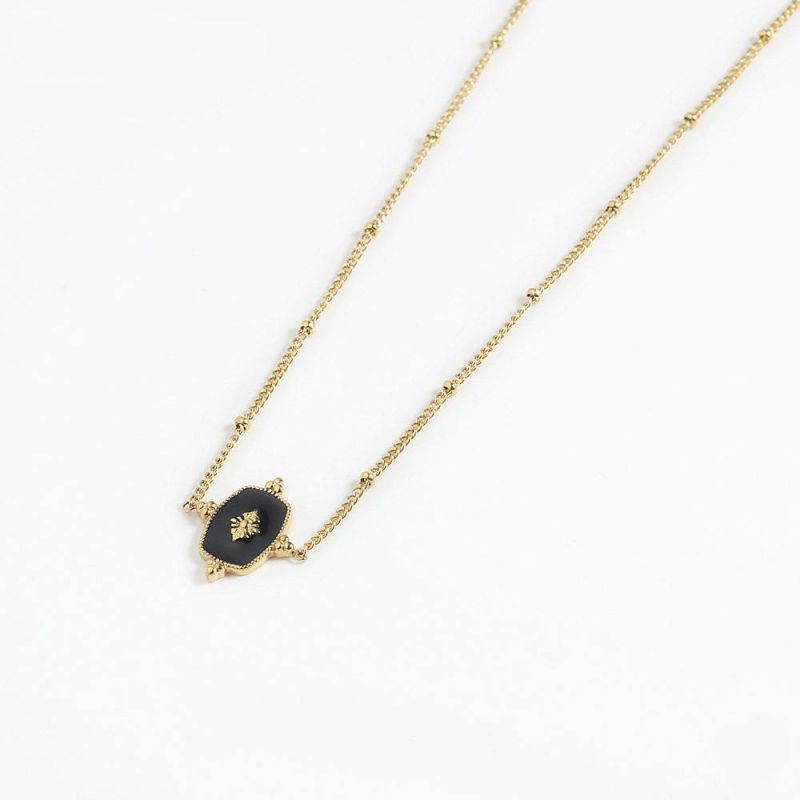 Manufacturer Custom Good Quality Fashion Jewelry New Arrivals Fashion Chain Wholesale Stainless Steel 18K Gold Plated Couple Necklace