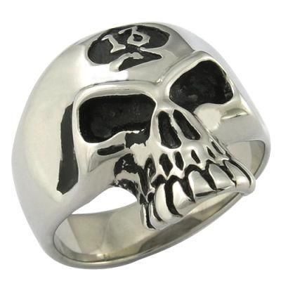 316L Stainless Steel Skull Jewelry Ring
