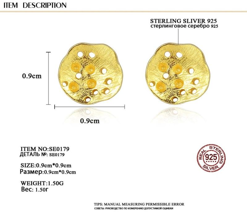 New Design Double Colors Summer Lotus Ear Stud