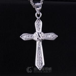 Top Selling 925 Sterling Silver Jewish CZ Cross Pendant