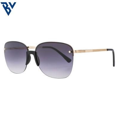 BV Classic Rectangle Frame Man Square Sunglasses Shade