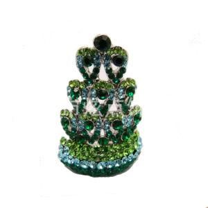 Fashion Crystal Christmas Tree Jewelry Ring