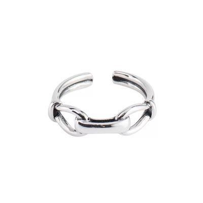 2019 Silver Ring Retro Style Open Ring for Gift