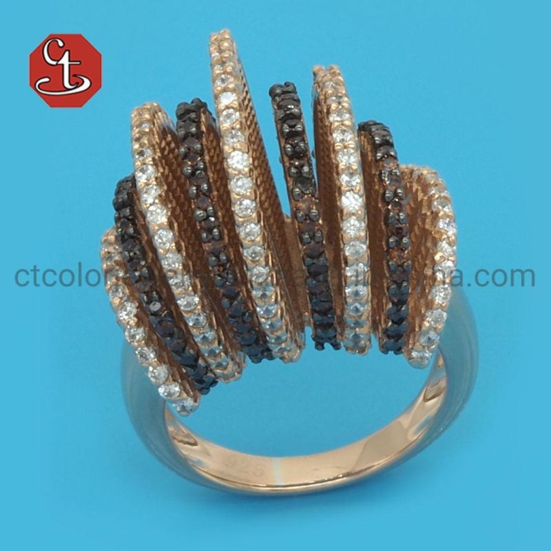 Creative Luxury Finger Rings Personality Exaggerated Silver Jewelry