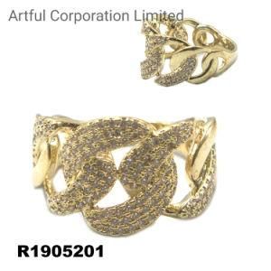 New 14K Gold Plating Fashion Jewelry Ring Popular Rings Men