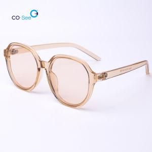 UV400 High Quality Ultralight Transparent PC Clear Sunglasses for Women