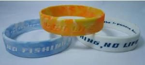 Cheap Logo Customized Silicone Slim ID Bracelet