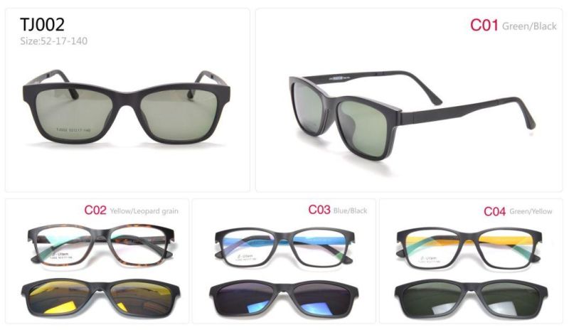 Clip Sunglasses Magenetic Sunglasses Eyeglasses Function Sunglasses Visor Summer Sunglasses (TJ001-TJ006)