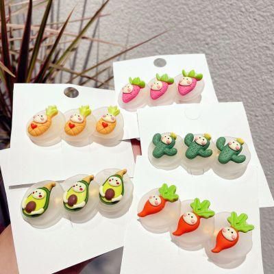 Summer Hair Accessories Cartoon Sweet Kids&prime; Hair Clip for Women