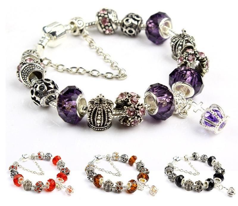 Fashion Crystal Crown Bracelet Jewelry