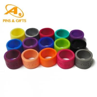 Fashion Printed Silicon Wristband for Club Bracelet High Temperature Resistance Sealing PVC Rubber Silicone Ring