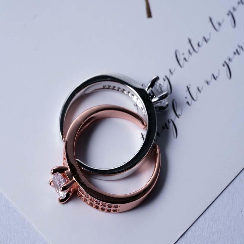 Fashion Simple Stylish Elegant and Elegant Diamond Ring