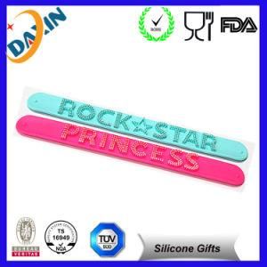 Custom Multicolor Silicon Crazy Slap Bands /Slap Bracelets/Slap Wristbands