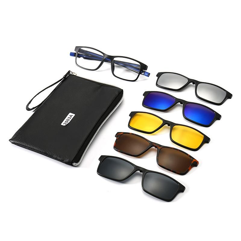 2020 Newest Design High Quality Clip-on Frames Acetate Sunglasses