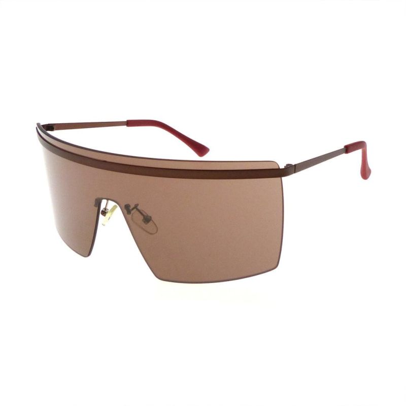2021 High Quality Metal Fashion Style The Cylindrical Lens Sunglasses