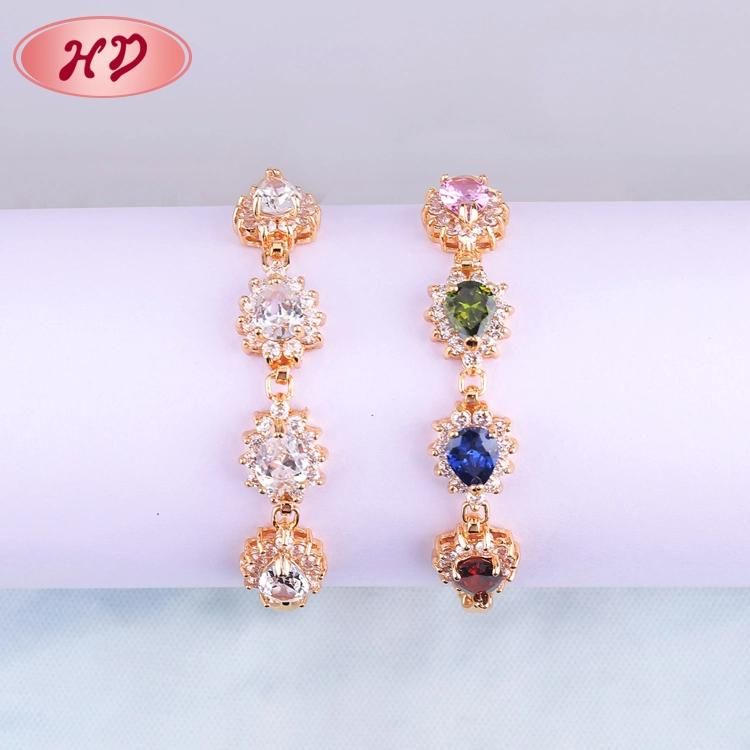 Fashion18K Gold Plated Charm Bracelet Jewelry
