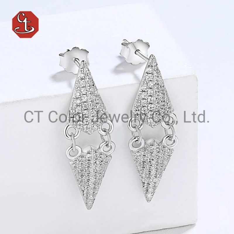 Fashion Jewelry Earrings 925 Sterling Silver Stud Earrings