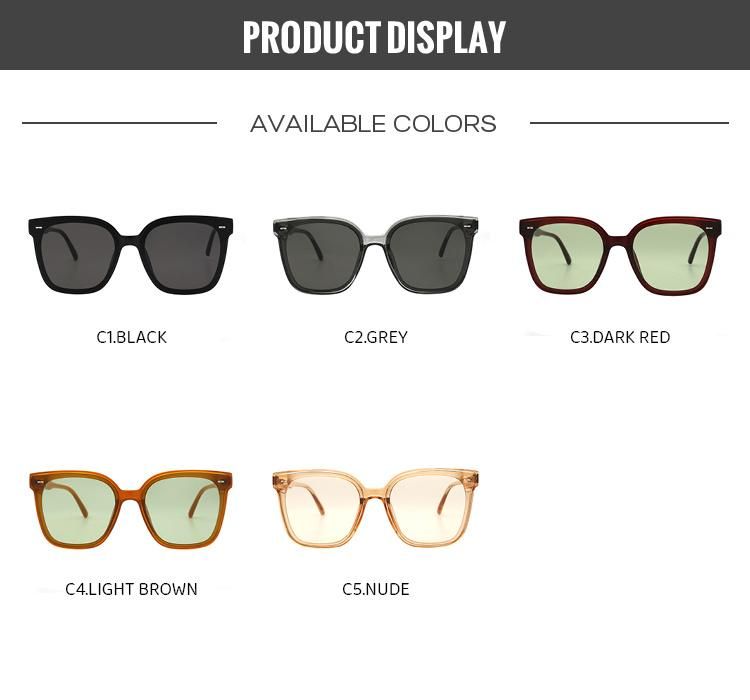 2022 Wholesale New Fashion Sunglasses Unisex Sunglasses Shade Fashion Oversize Glasses