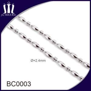 Hot Selling Color Bead Connector Jewelry 2.4mm Ball Chain