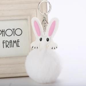 Fake Mini Faux Fur Rabbit Fur POM Poms for Sales