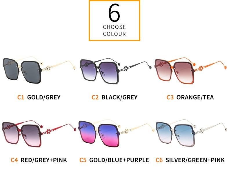 2022 Hot Sale! ! ! ! ! ! Square Metal Diamond Brand Sunglasses