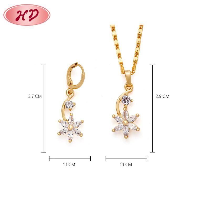 Fast Ship 18 K Gold Plating Jewelry Set for Women