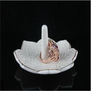 China Product Flower Design Finger Ring Holder Wedding Decor