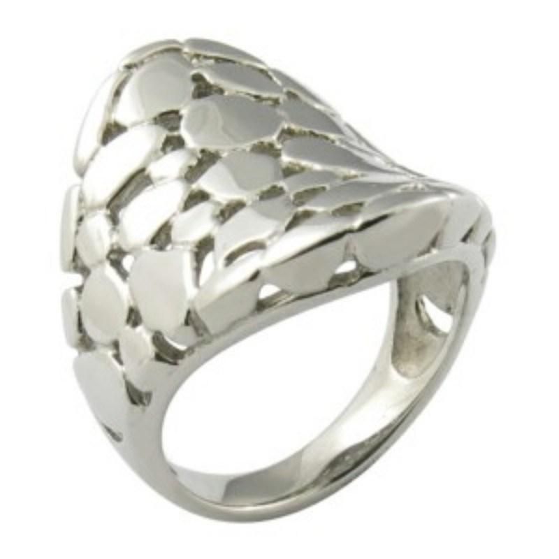 Silver 925 Shiny Handmade Finger Jewelry Ring