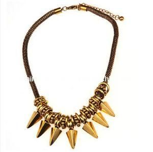 Summer Style Fashion Jewelry Necklace/ 2013 Zinc Alloy Material Plated with Gold Environmental Friendly Adjust Chains for Women and Men (PN-085)