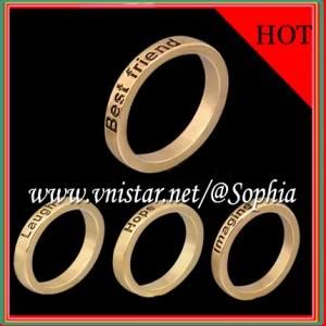 Unique Gold Plated Ring Jewelry