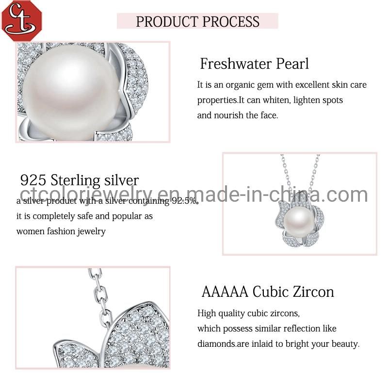 2021 Sweet Girls Elegant Pearl Necklace for Women Students Fashion Party Exquisite Pearl Jewelry Gifts