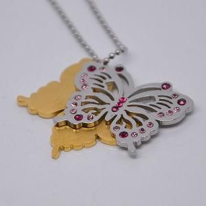 New Arrival Double Layer Butterfly Metal Pendant (Px3021, 3022, 3023)
