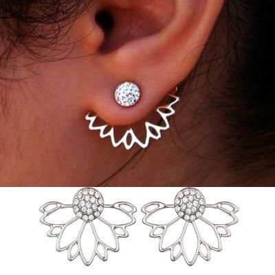 2019 Fashion Design Earring Stud with Lotus Flower Shape