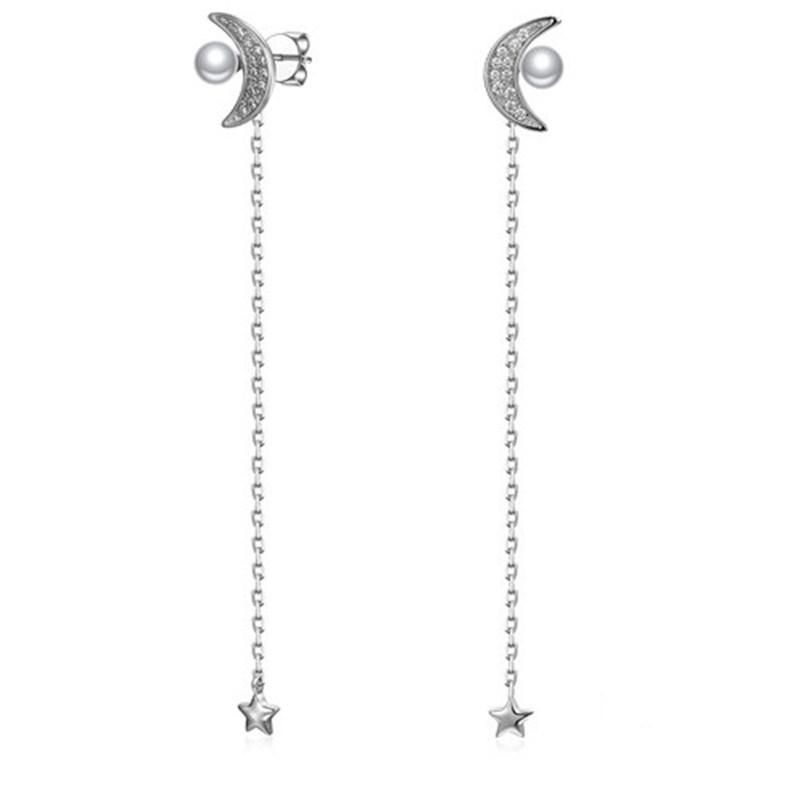 Silver and Brass Fashion Fish Animal Drop Earring for Women