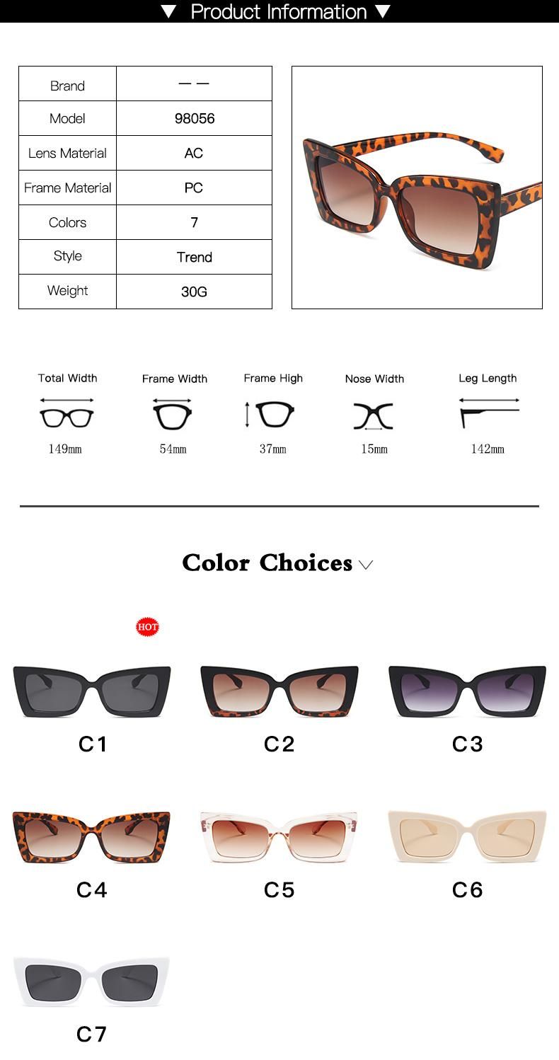 Metal Hinge Butterfly Shape Sunglasses European and American Trend Is Fashionable Sunglasses