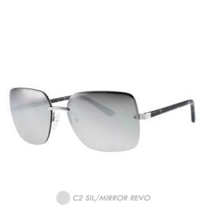 Metal&Nylon Polarized Sunglasses, Half Rim Sun Glass 2