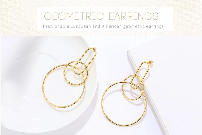 Wholesale Fashion Stainless Steel Earrings Round Earrings