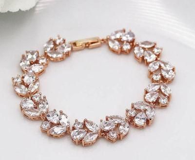 Bridal Bracelet Jewelry, Wedding Bracelet Jewelry, CZ Bracelet