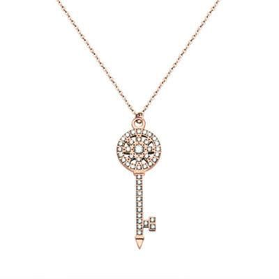 Stainless Steel Key Women Pendant Necklace