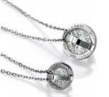 Stainless Steel Pendant with Crystal (PX1023)